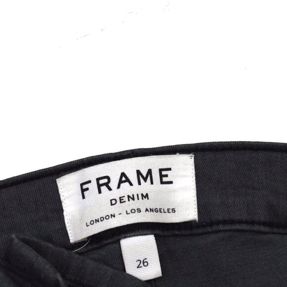 Frame Denim Grey Shred Le Skinny Jeans - Picture 7 of 7